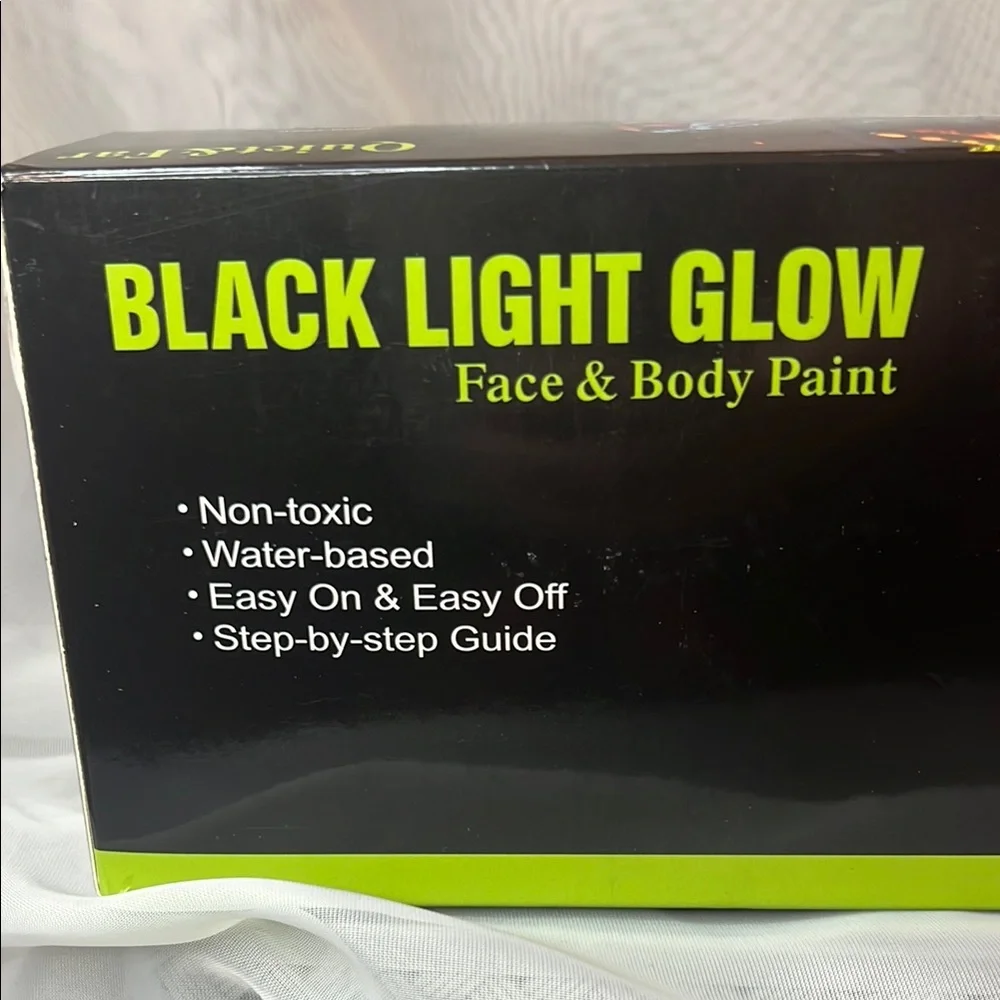 Rave Supplies: UV Reactive Body Paint, Glowing Makeup, Brushes